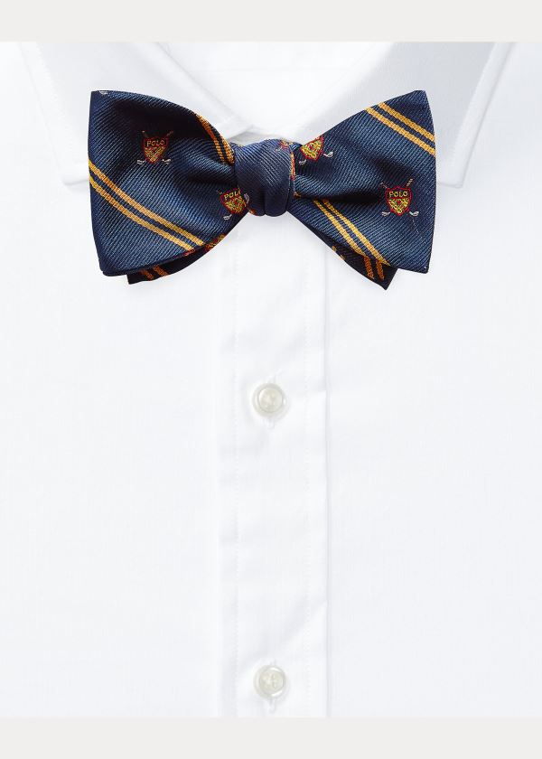 Laços Polo Ralph Lauren Striped Silk Club Bow Homem 38512-RAKS